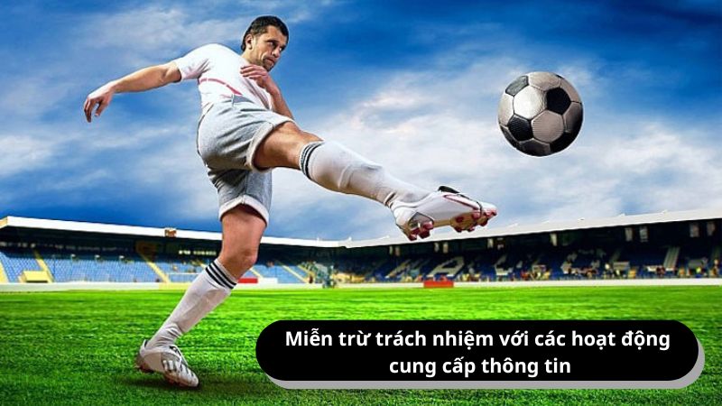 Miễn trừ trách nhiệm với các hoạt động cung cấp thông tin